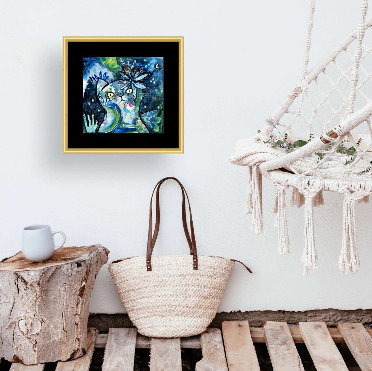 Art print "Firefly Kitty"