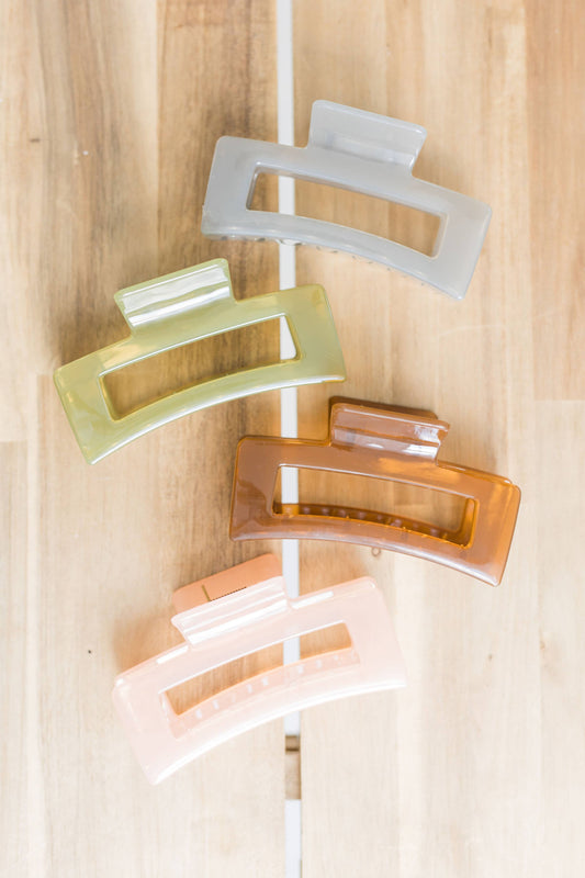 Jumbo Jelly Hair Claw Clip, Translucent Hair Clip, claw clip