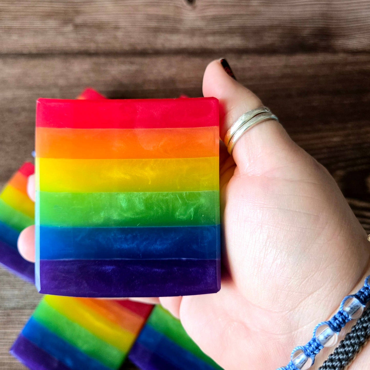 Rainbow Pride Flag Artisan Soap