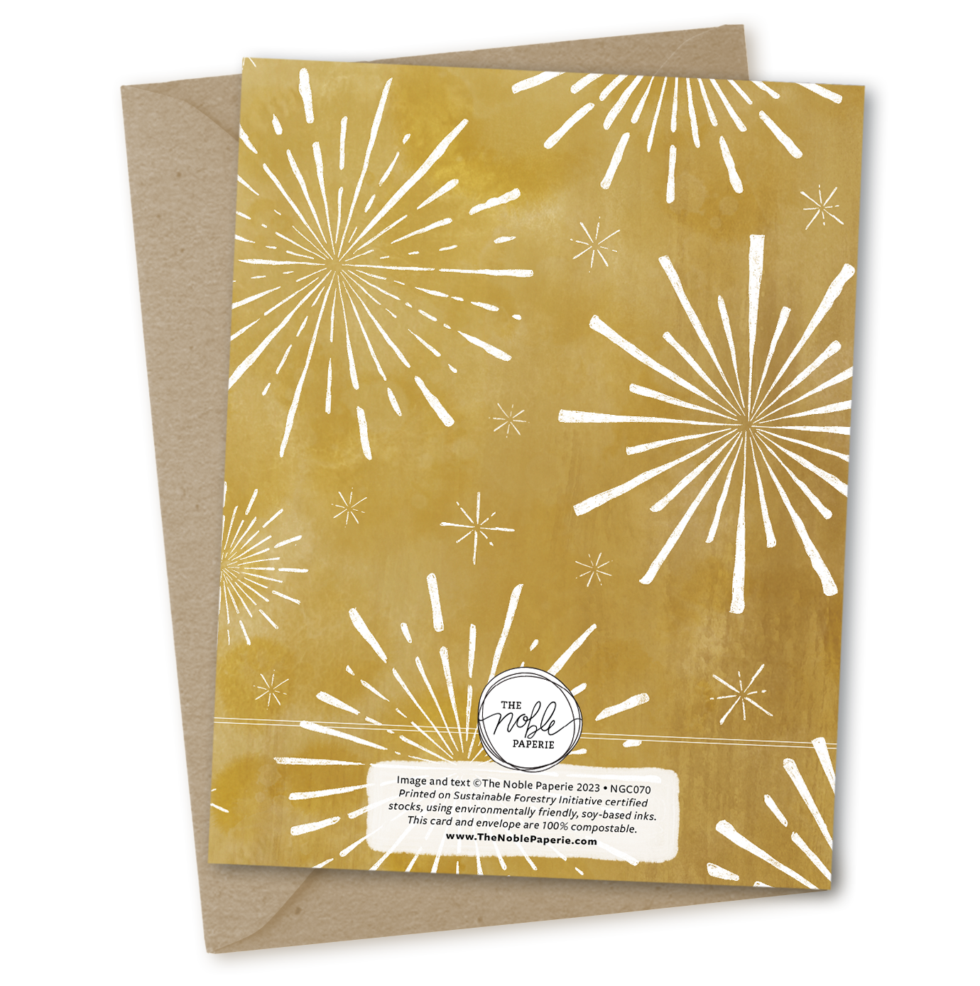 Merry + Bright | Holiday Rainbow Christmas Lights Card