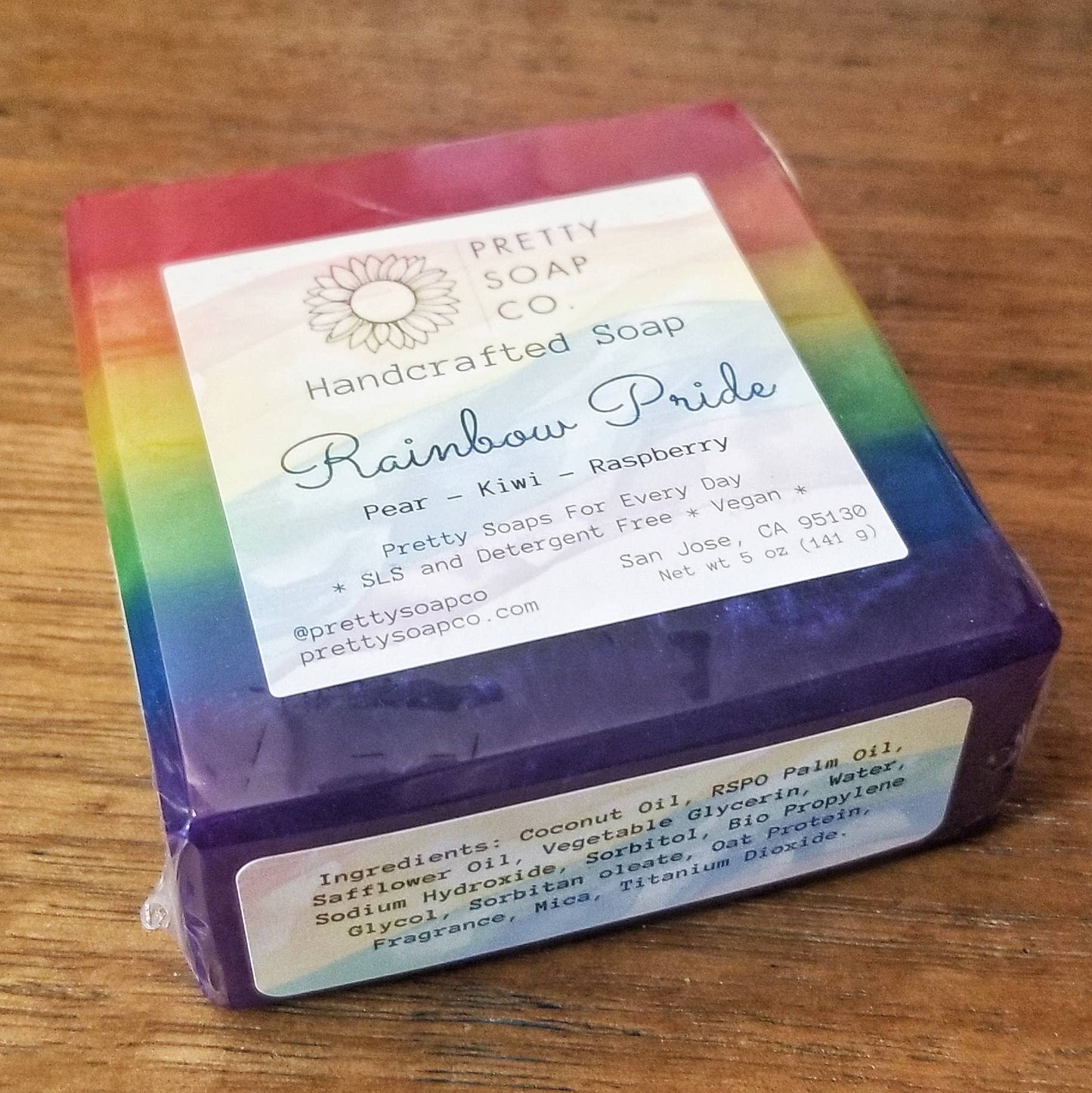 Rainbow Pride Flag Artisan Soap