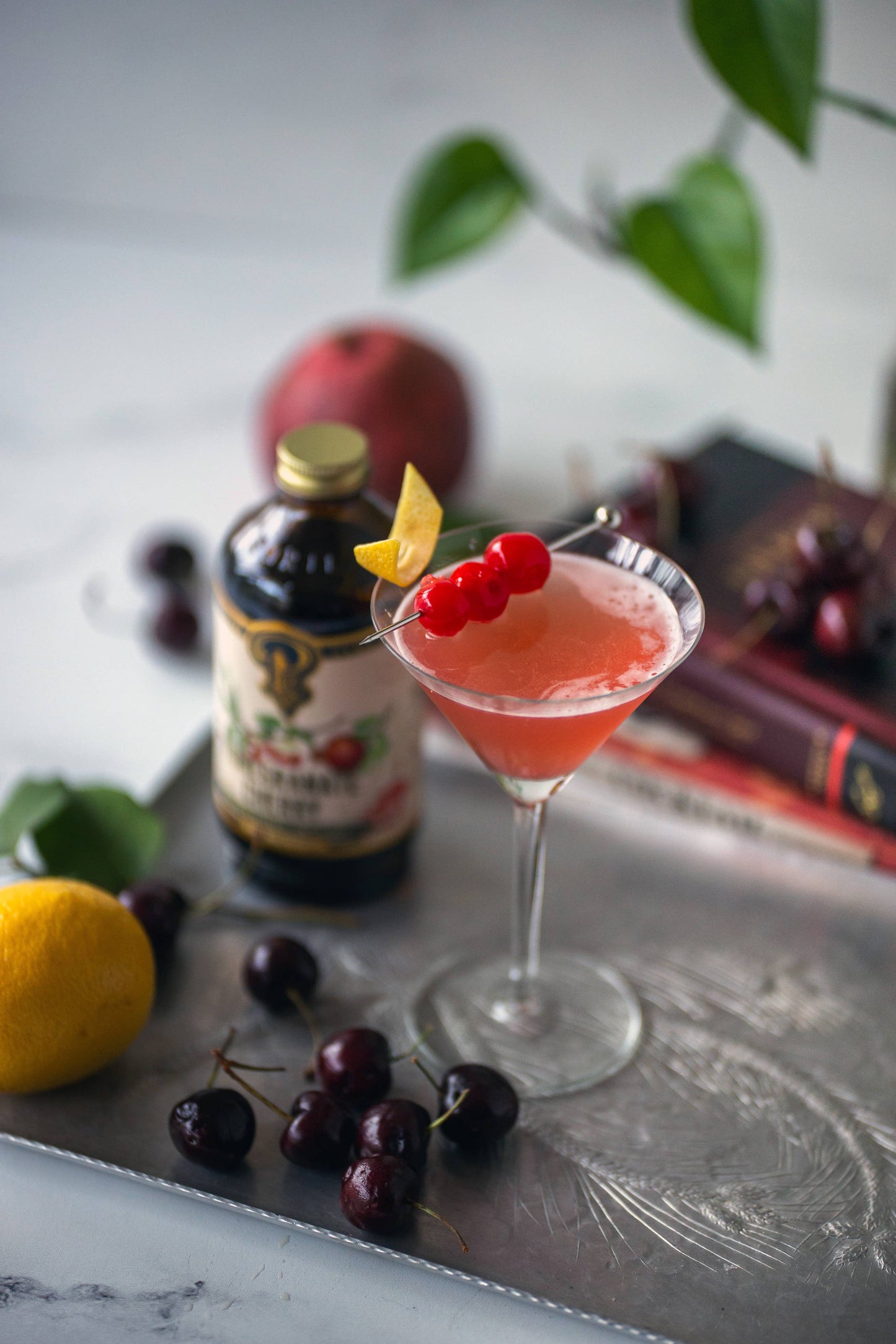 Pomegranate Cherry Syrup 3.4oz - Cocktail / Mocktail Mixer