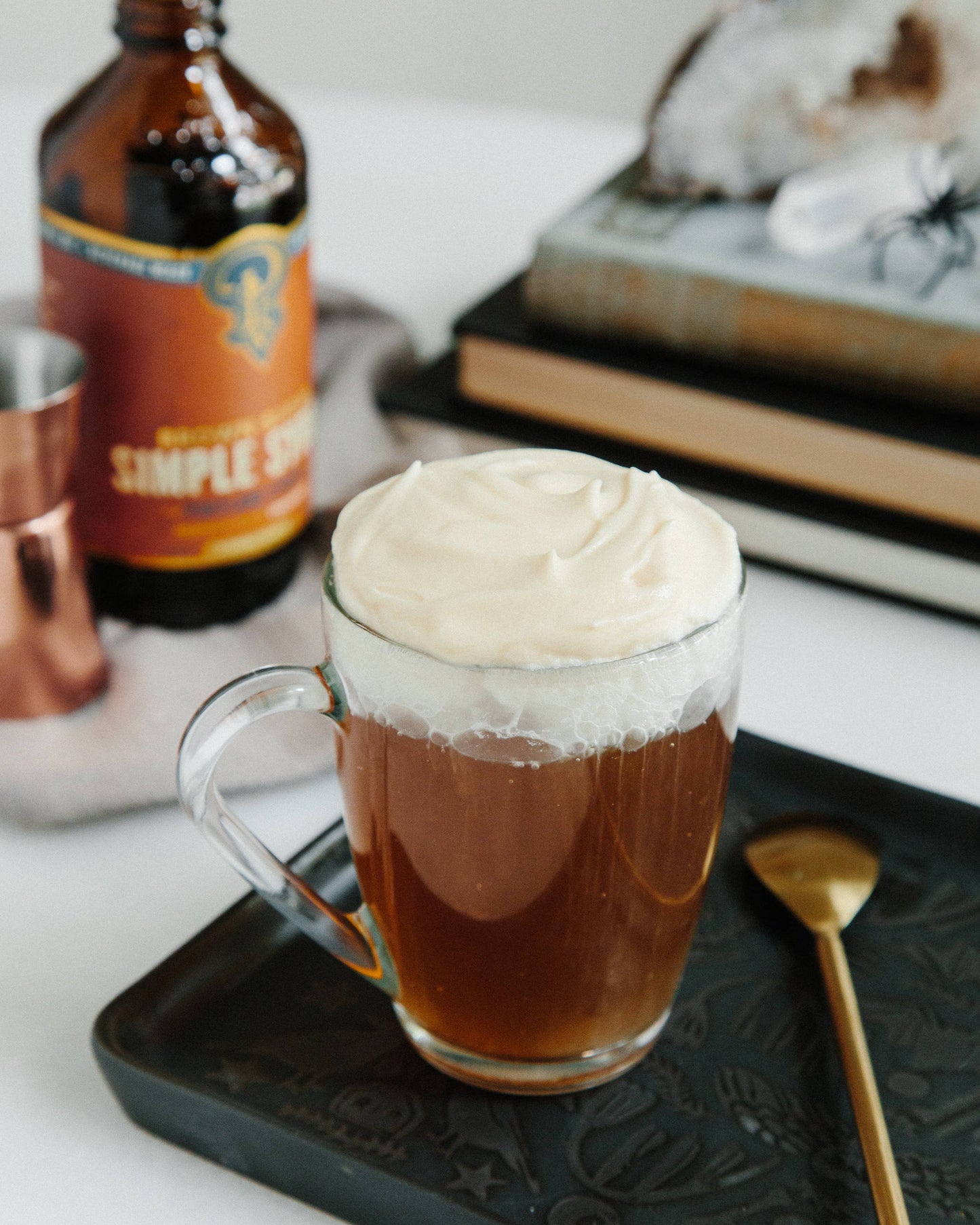 Brown Sugar Simple Syrup 3.4 oz - cocktail / mocktail mixer