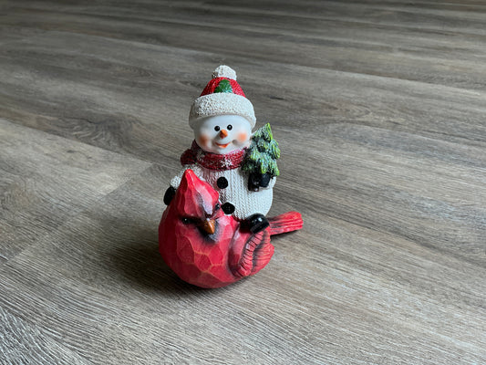 Snowman on Cardinal