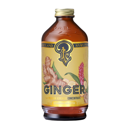 Ginger Syrup 12oz  - cocktail / mocktail beverage mixer
