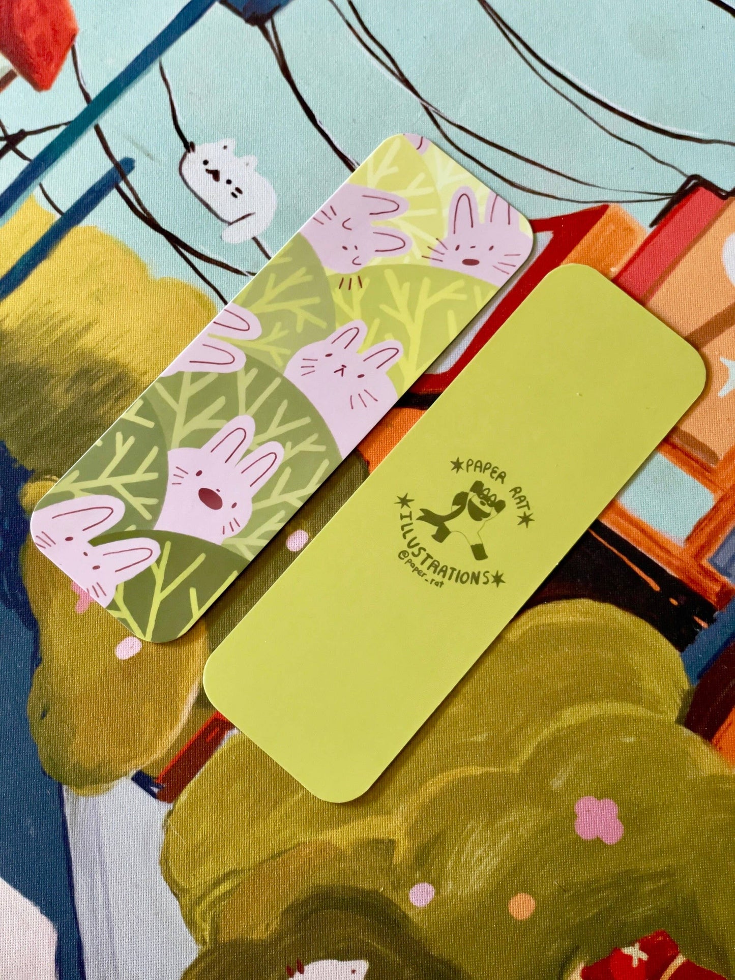 Bunnies Bookmark 2x6