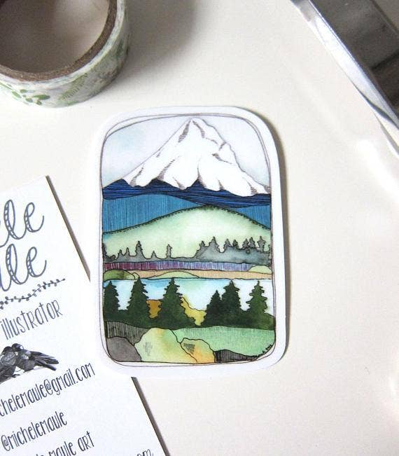 2.5'' x 3'' Mt Hood Sticker