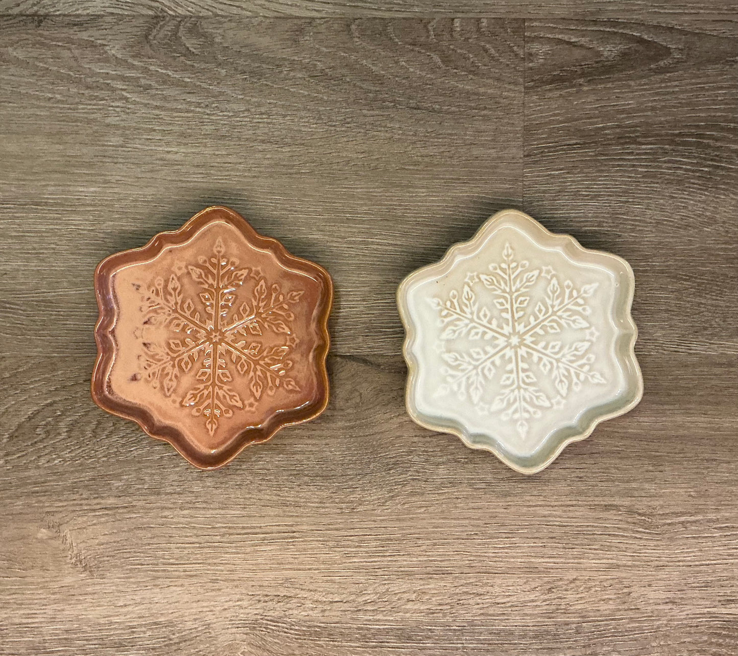 6” Snowflake Plate