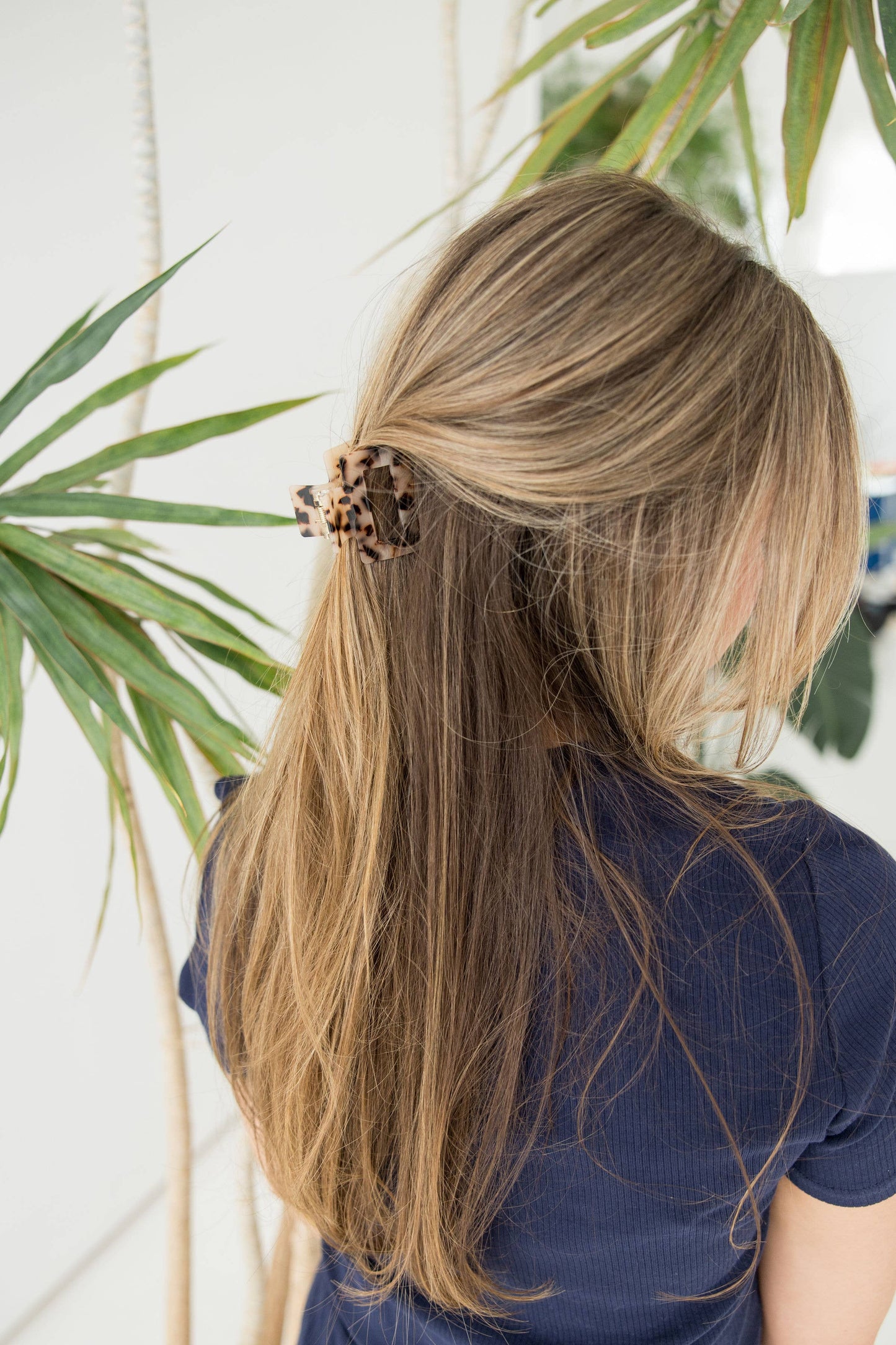 Acetate Tortoise Claw Clip