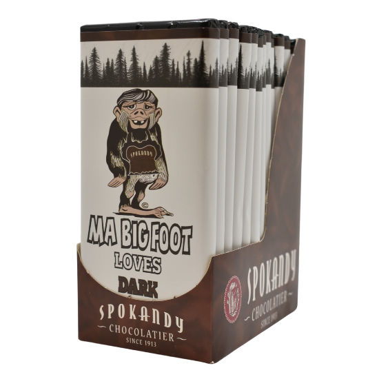 3 oz Solid Dark Chocolate Bigfoot MA Bar