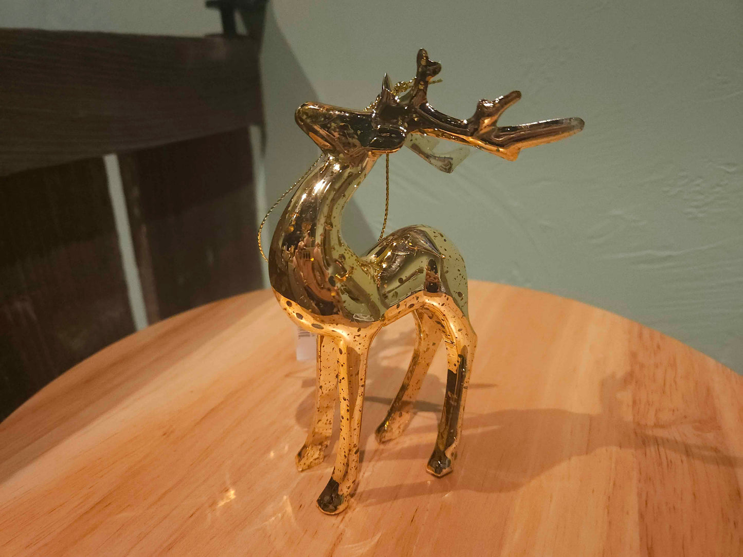 Metallic Stag Ornament