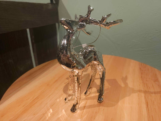 Metallic Stag Ornament