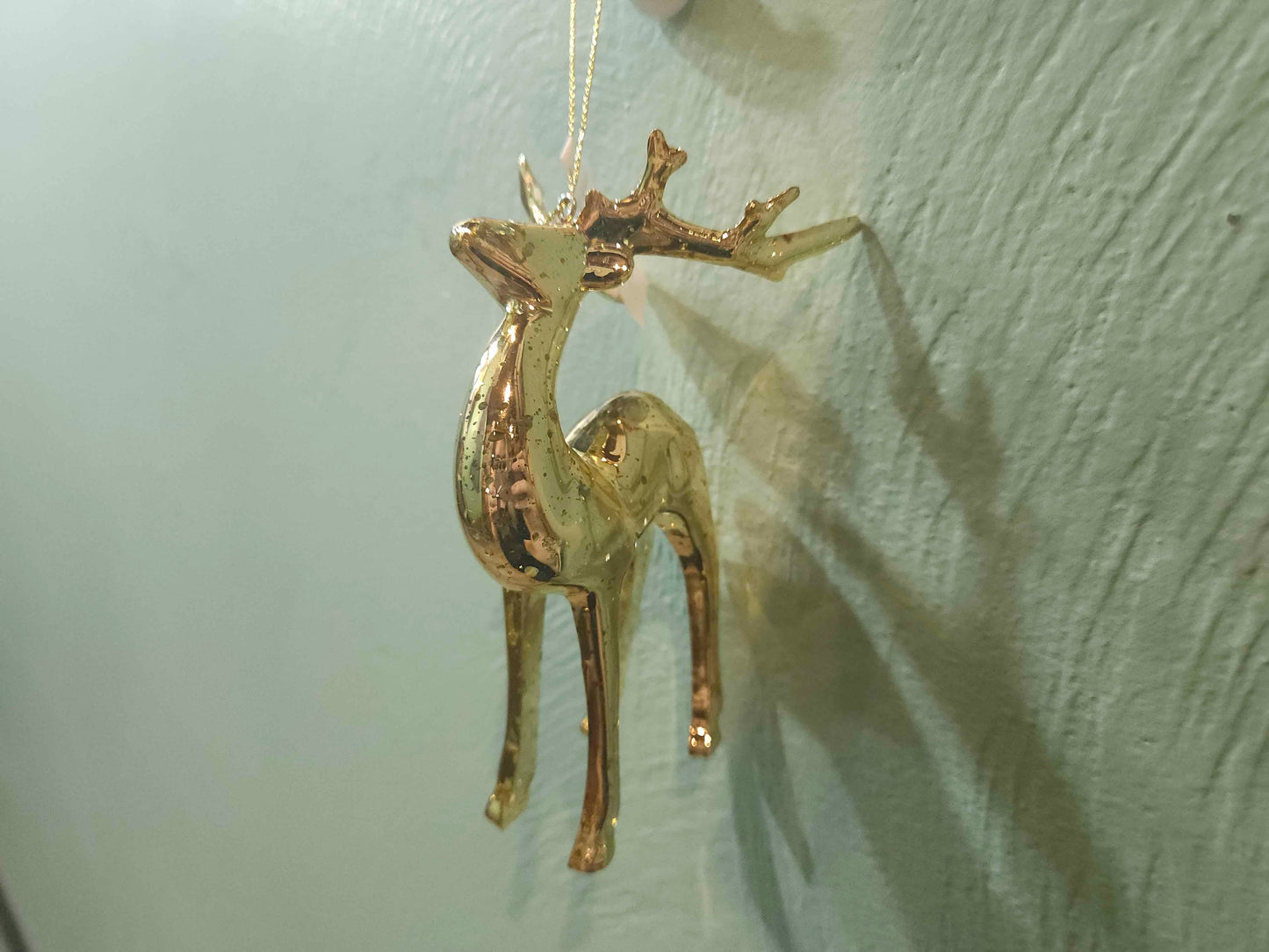 Metallic Stag Ornament