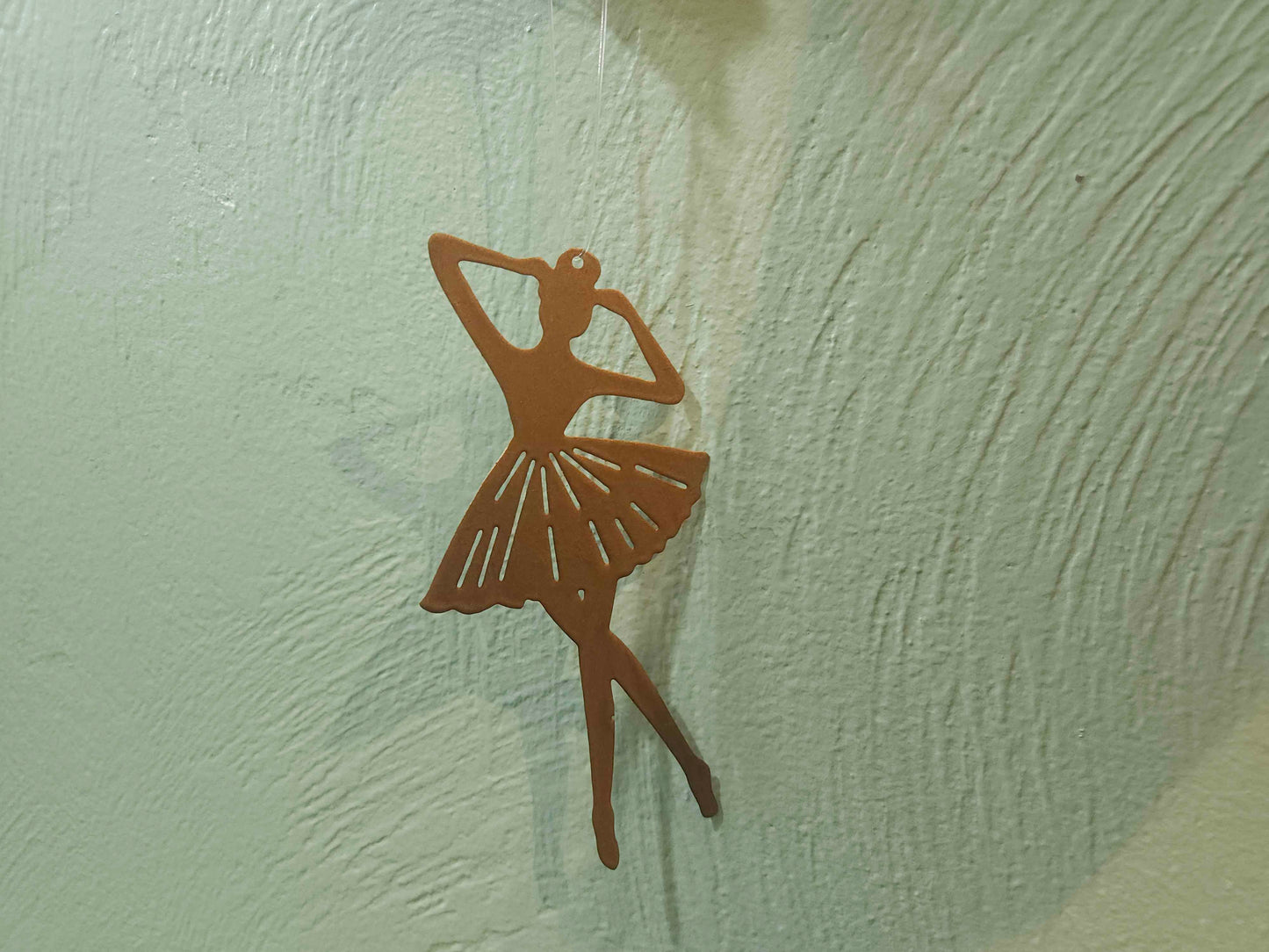 Antique Metal Ballerina Ornament