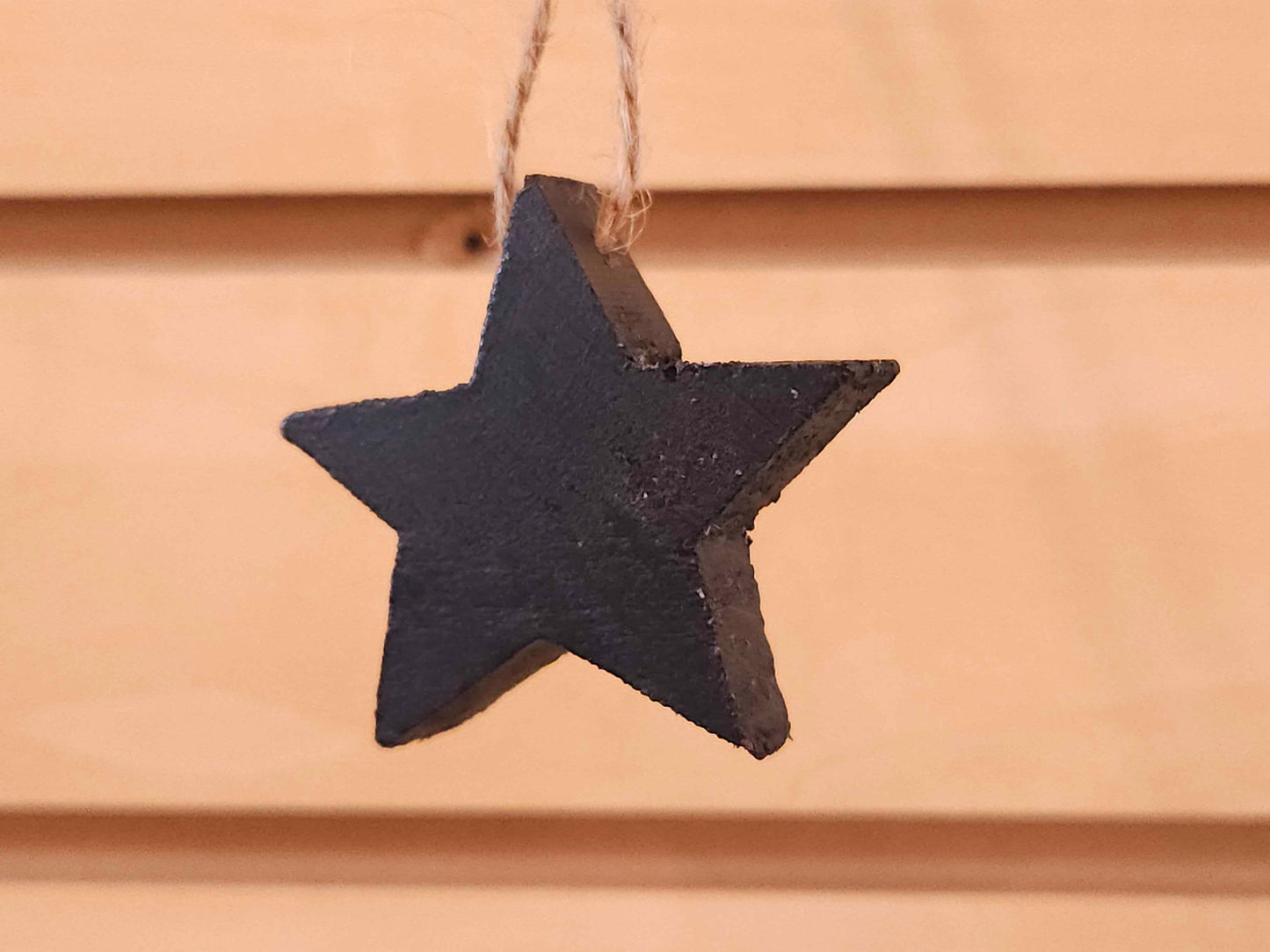 Mango Wood Star Ornament Set