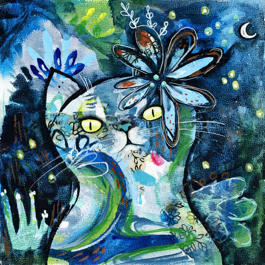Art print "Firefly Kitty"