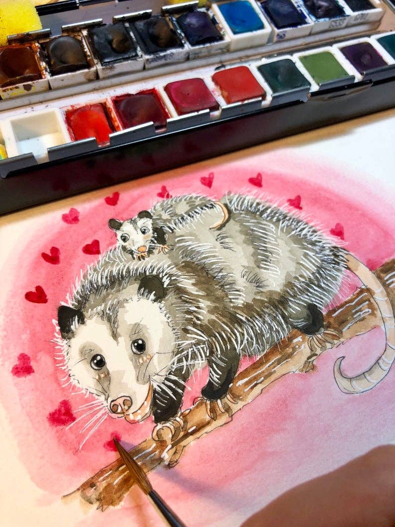 Possum Mom Birthday - Funny Birthday Card