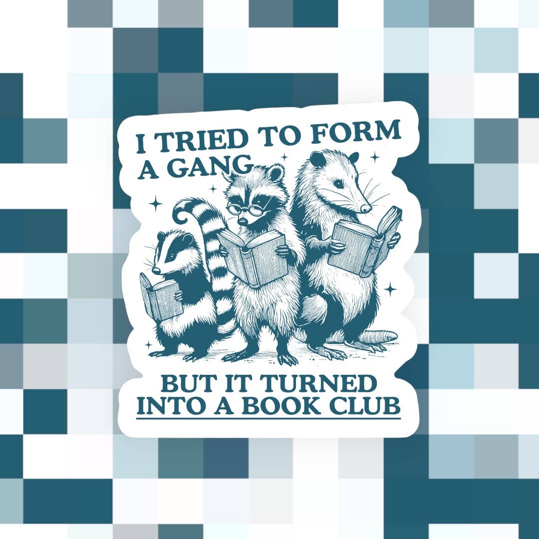 Book Club Bookish Sticker