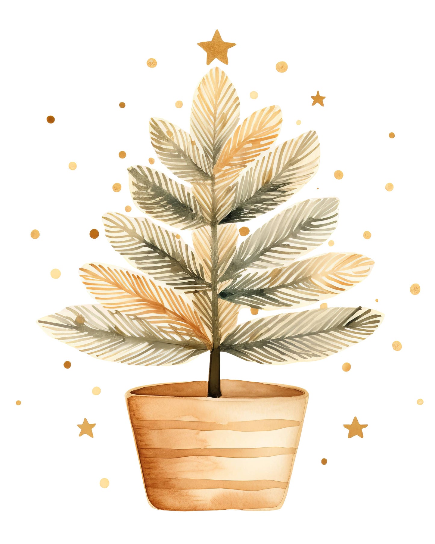 Limited Edition, All in One Watercolor Kit - Christmas Tree