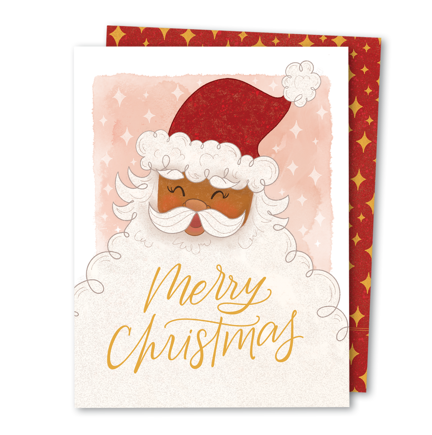 Blanta Christmas | Diverse Santa Claus Holiday Seasonal Card