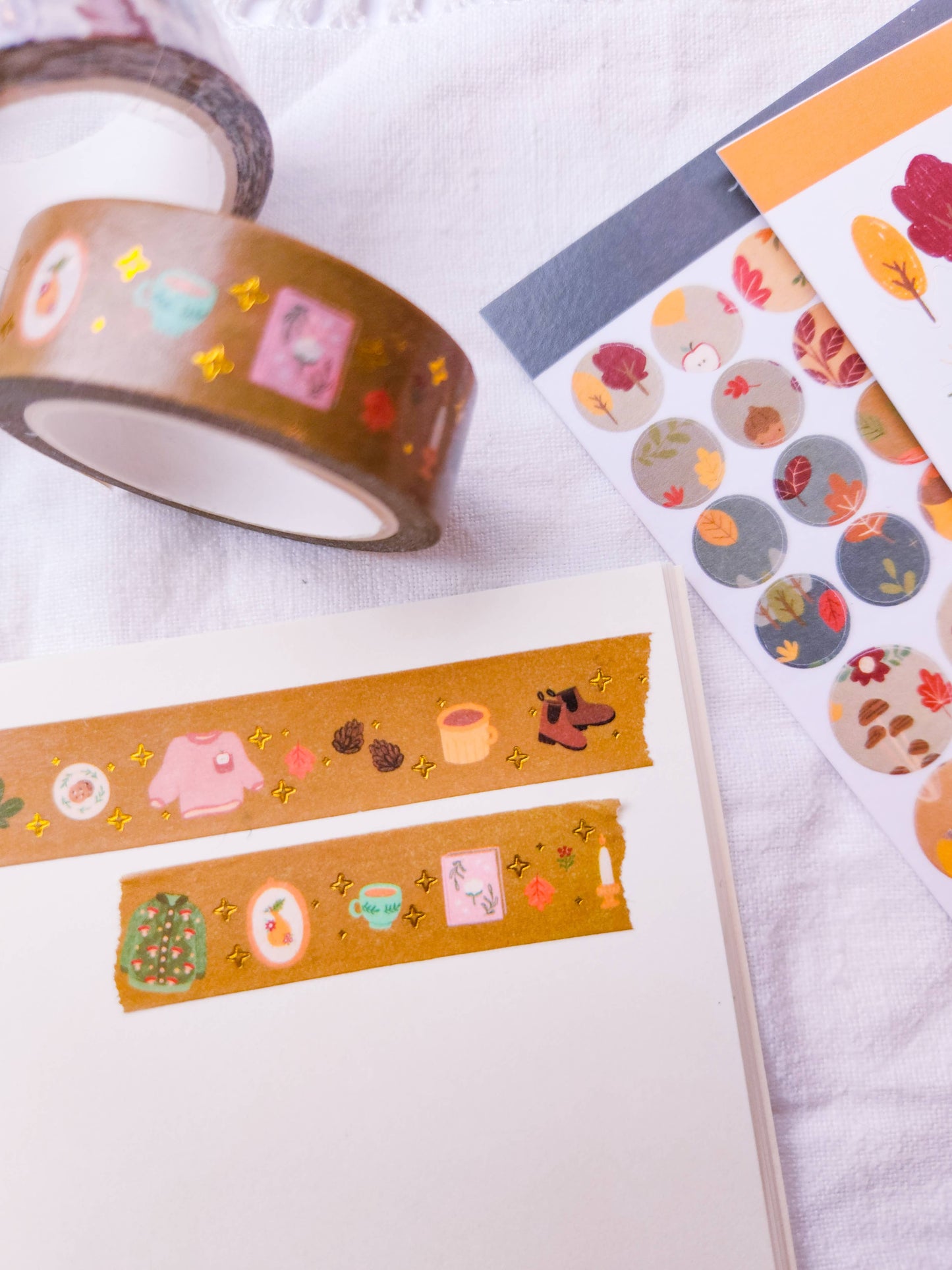 Sweater Weather Whimsical Foil Washi Tape