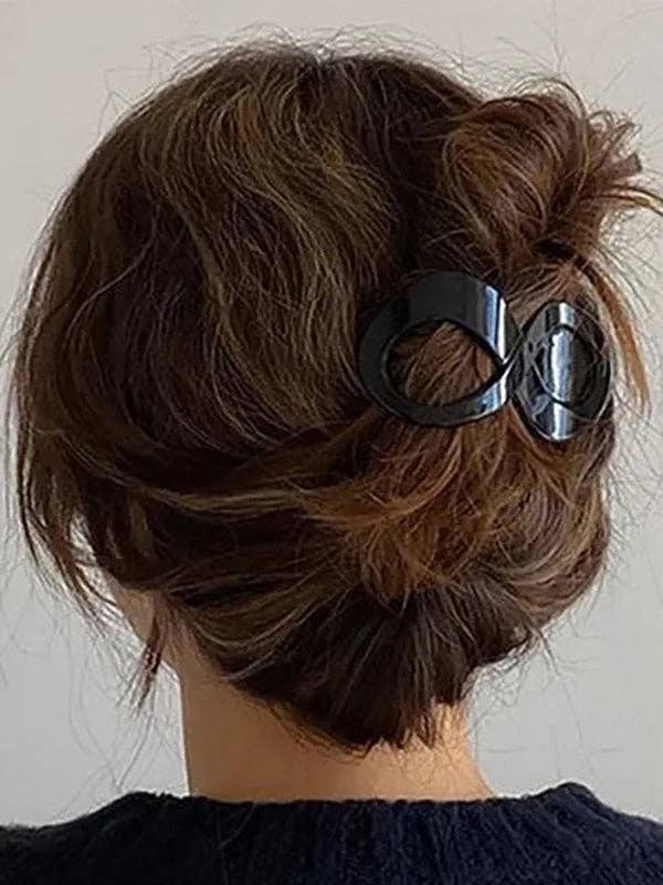 Geometric Hollow Hair Clips
