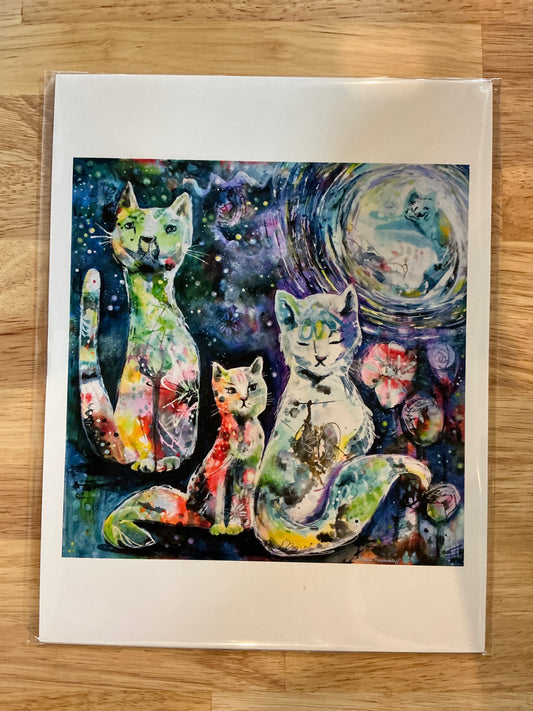 Cosmic Cats - Art Print