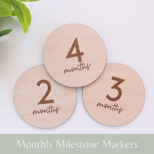 Circle Baby Monthly Milestone Markers