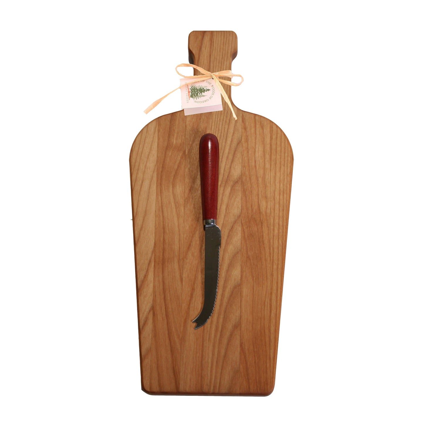 Large Wine Bottle Board with Cheese Planer