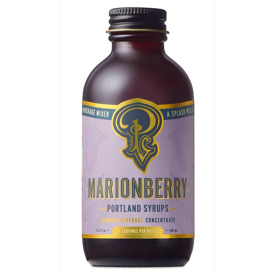 Marionberry Syrup 3.4oz - cocktail / mocktail beverage mixer