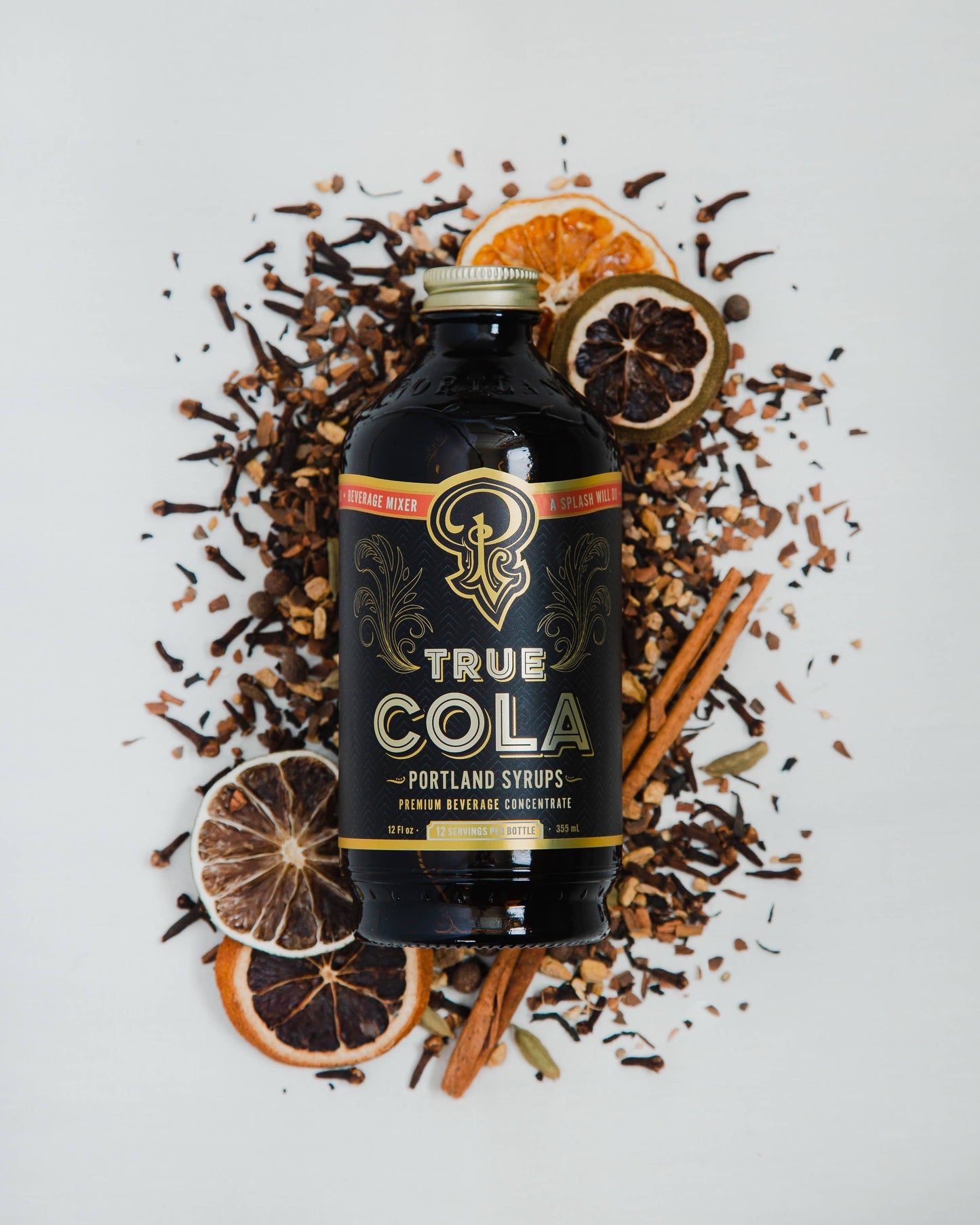 True Cola Syrup 12oz - cocktail / mocktail beverage mixer