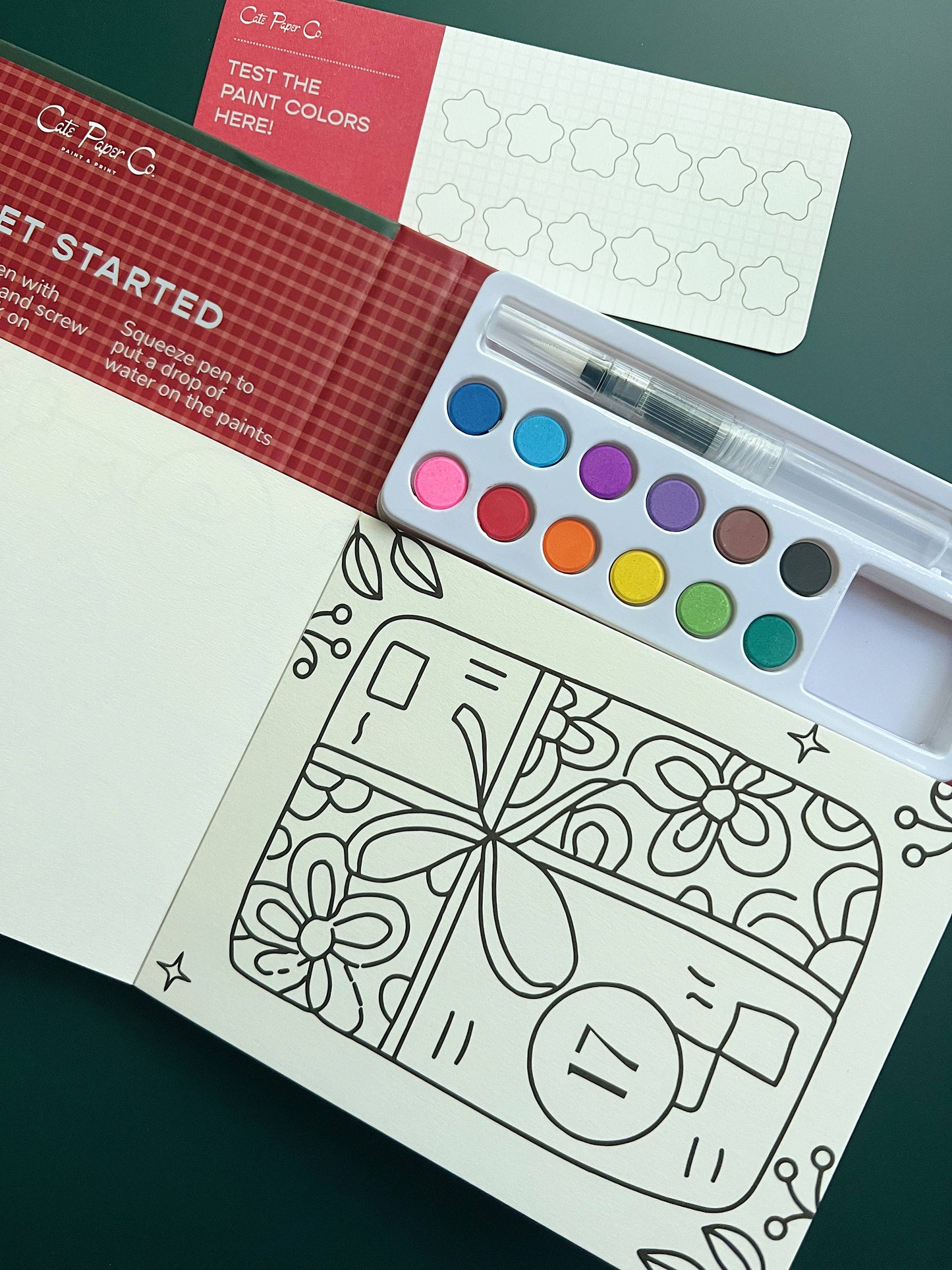 Advent Calendar- Watercolor Book and Paint Set