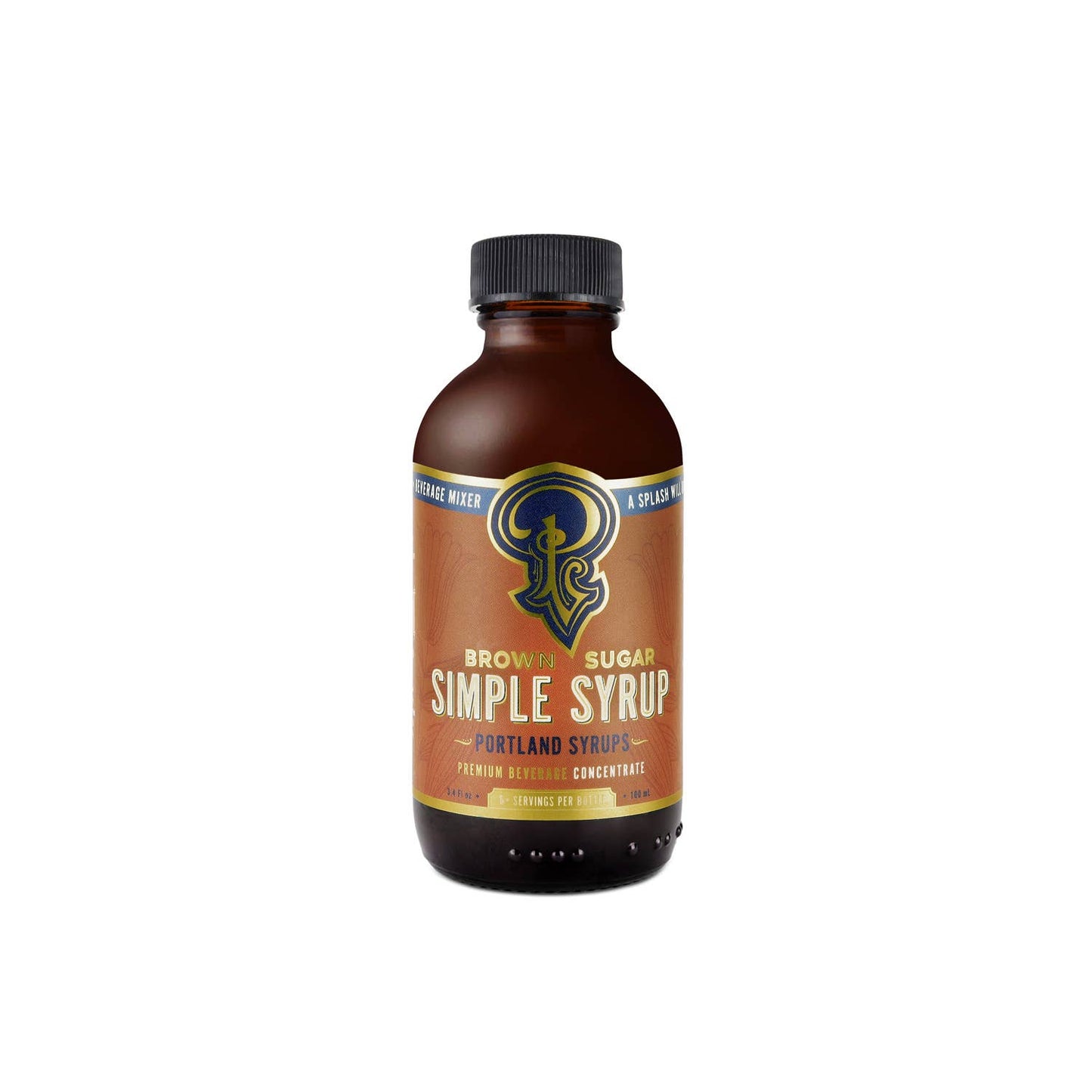 Brown Sugar Simple Syrup 3.4 oz - cocktail / mocktail mixer