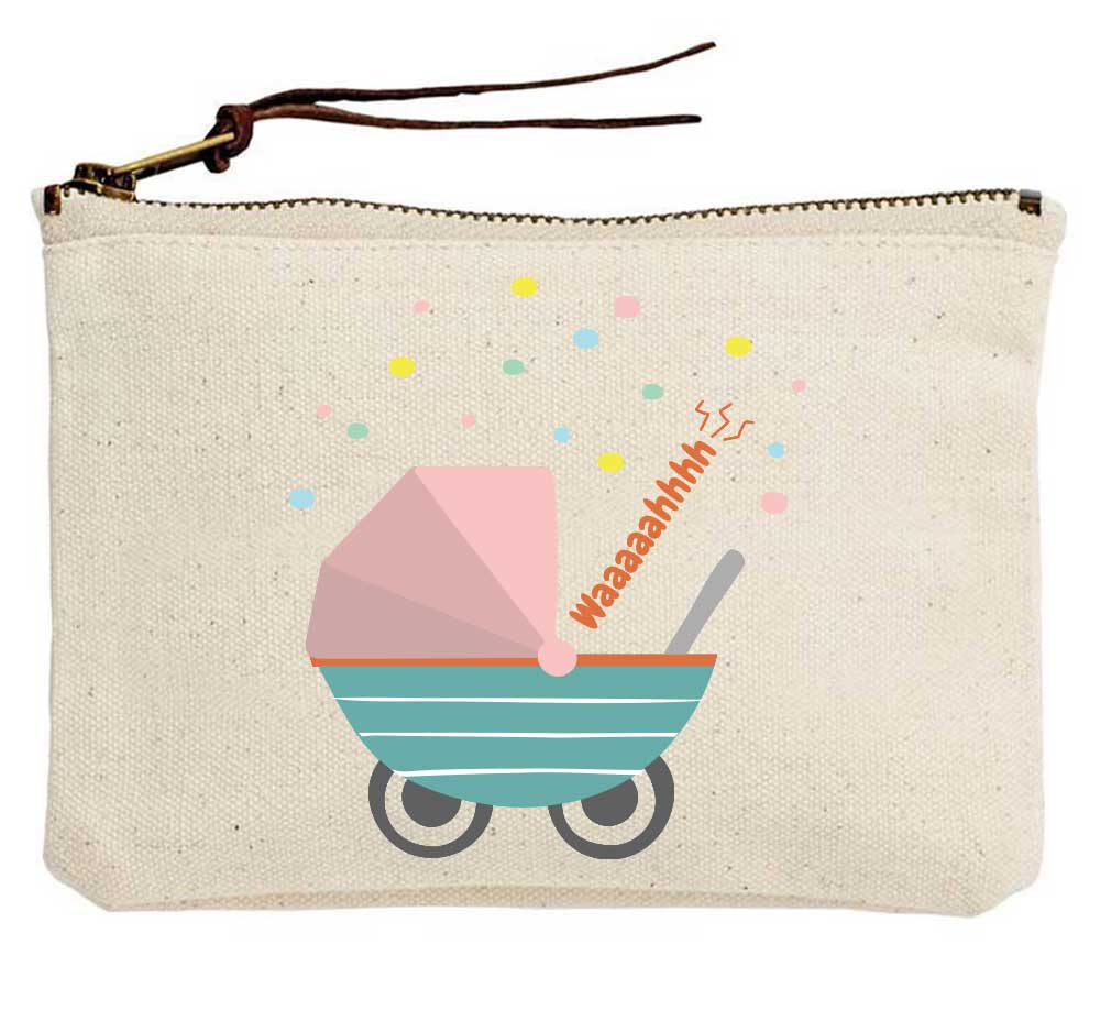 Waaaaahhh Baby Pram Canvas Pouch