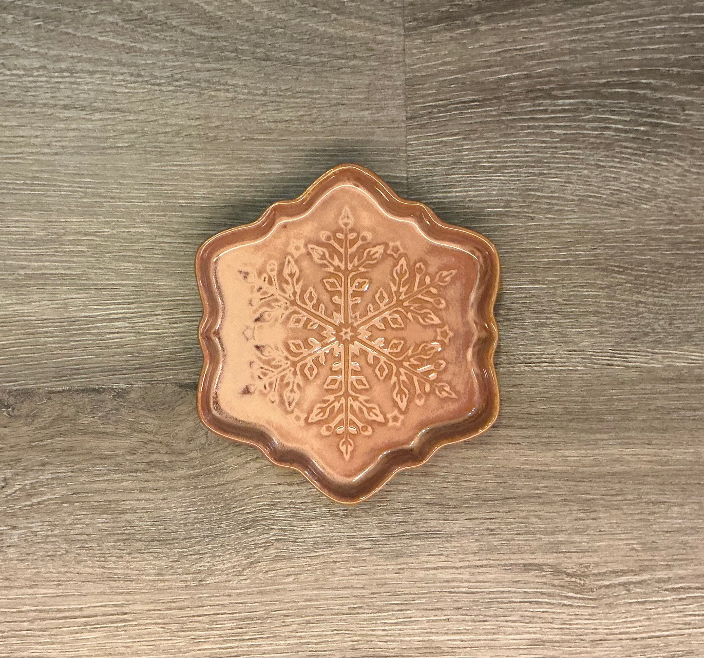 6” Snowflake Plate