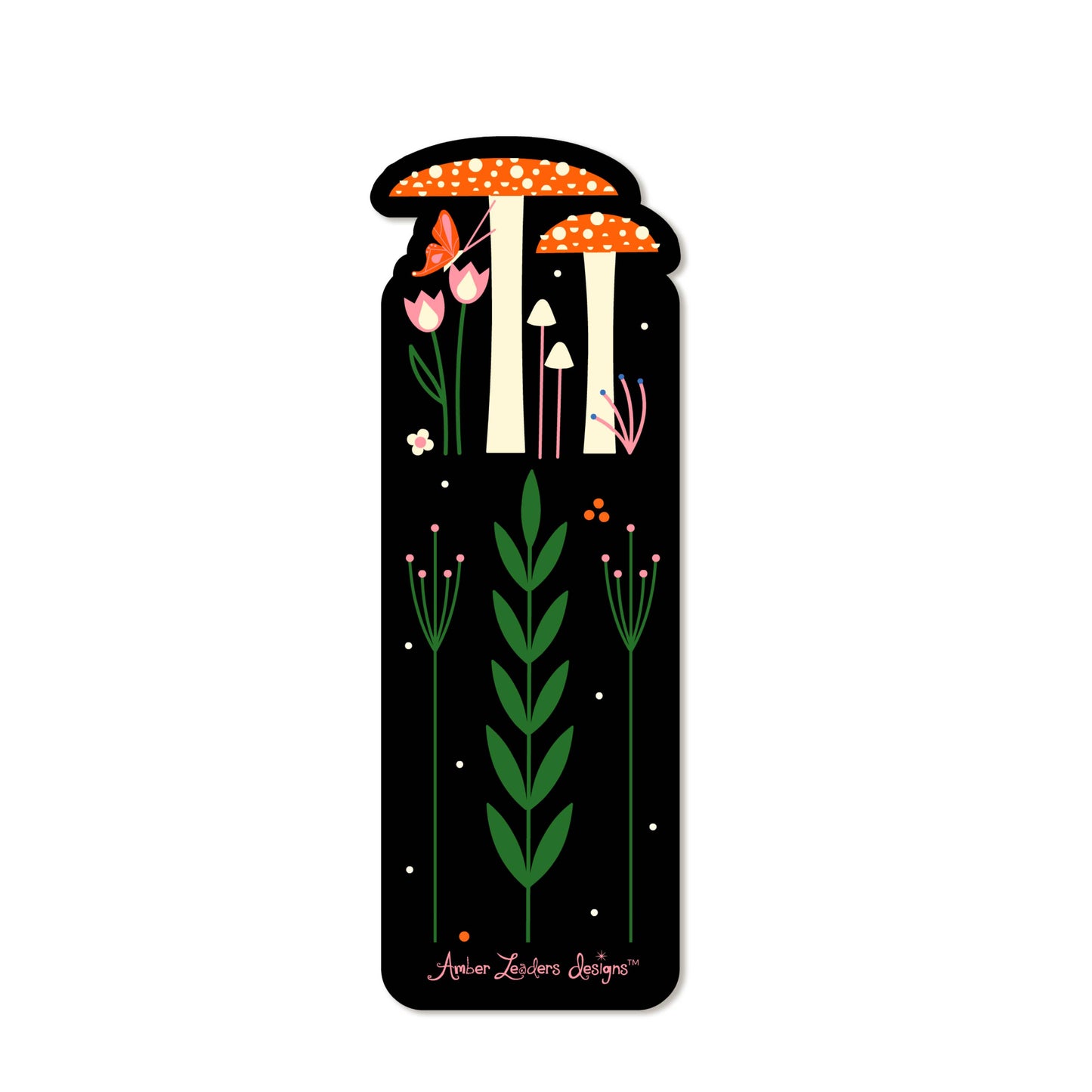 Mushrooms Die Cut Bookmark