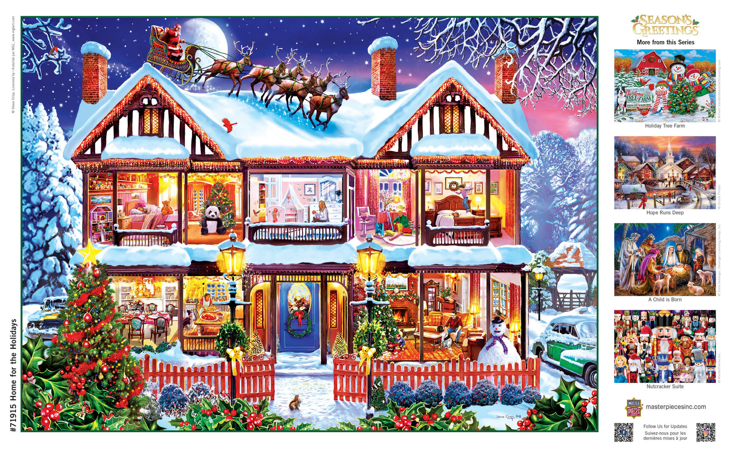 Season's Greetings - Home for the Holidays 1000 Piece Puzzle