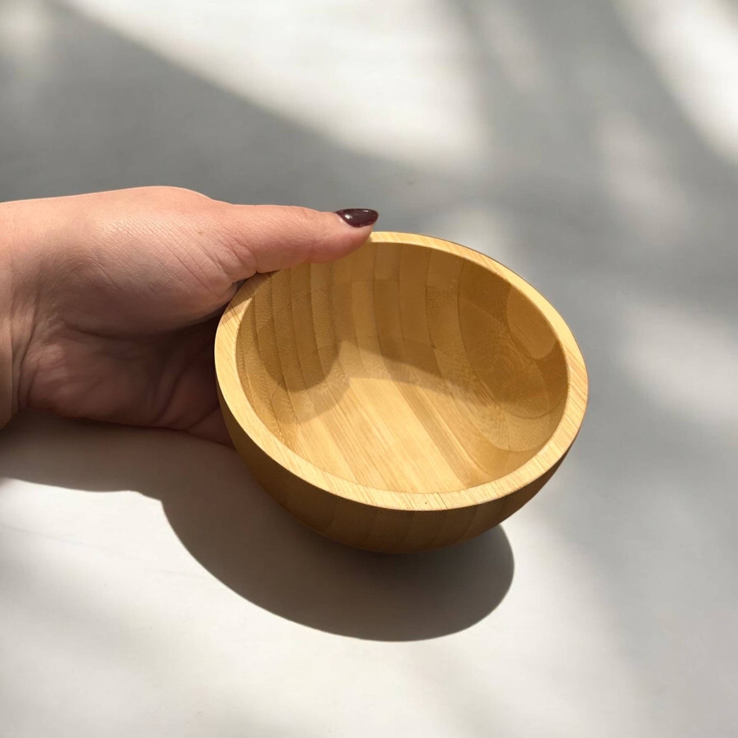 Bamboo Snack Bowl