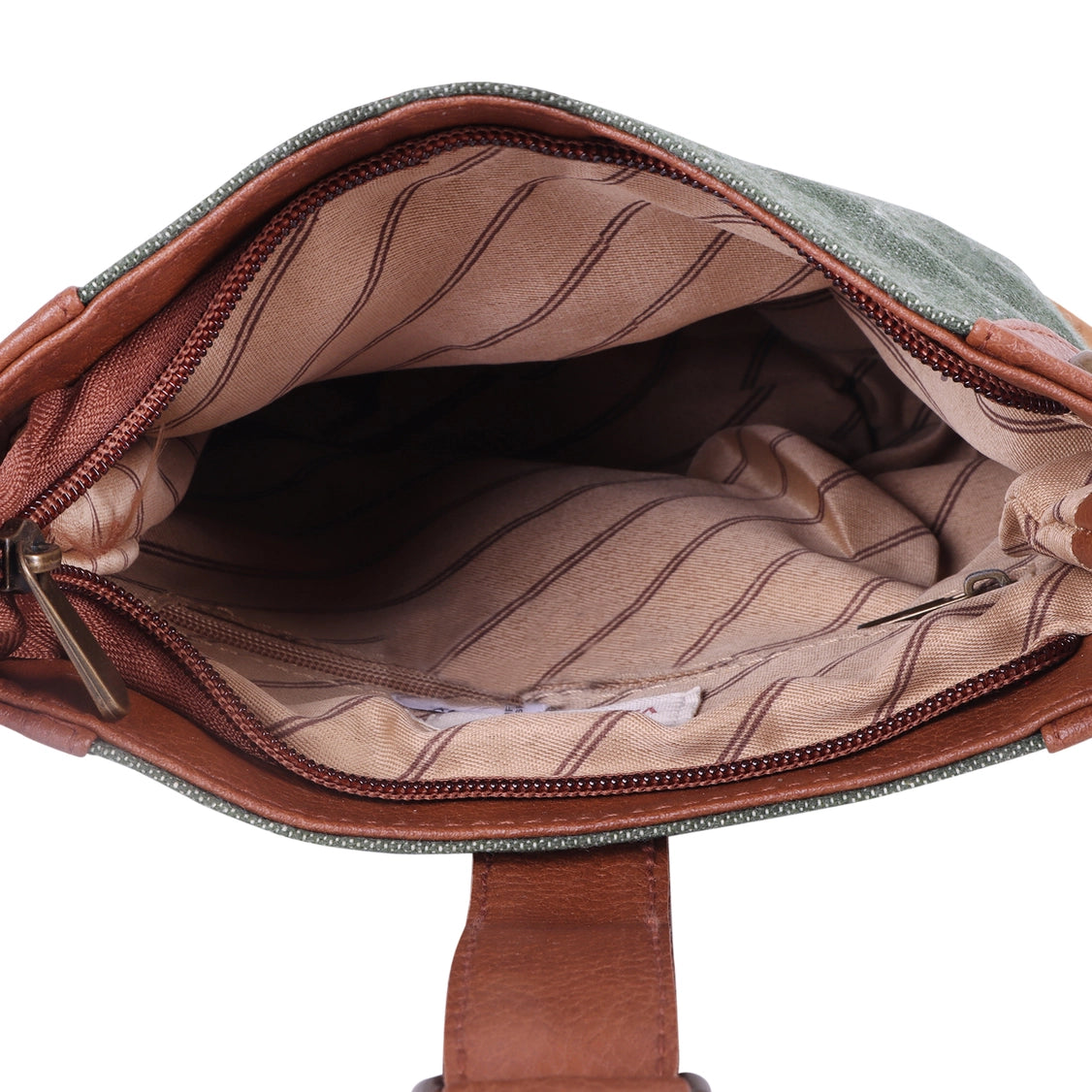 Ridge Waxed Canvas Crossbody Bag