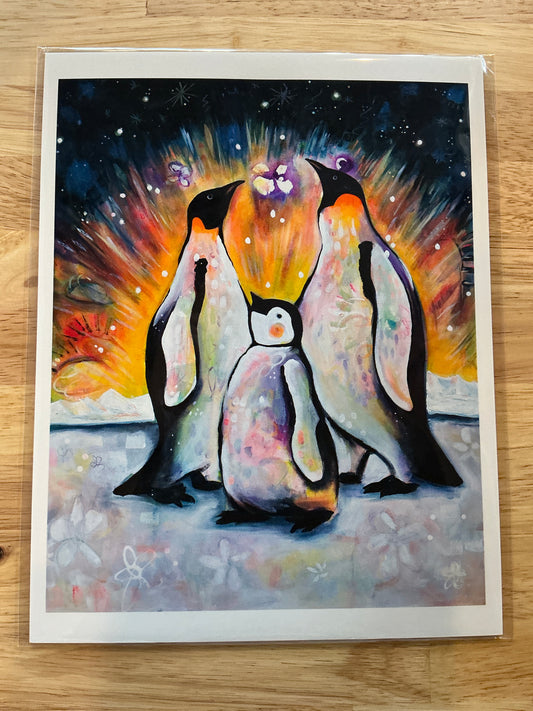 Greetings From the South Pole - Art Print