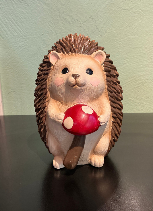 7” Hedgehog with Mushroom