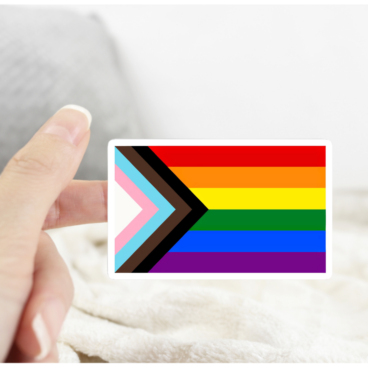 Pride Progress Flag Sticker
