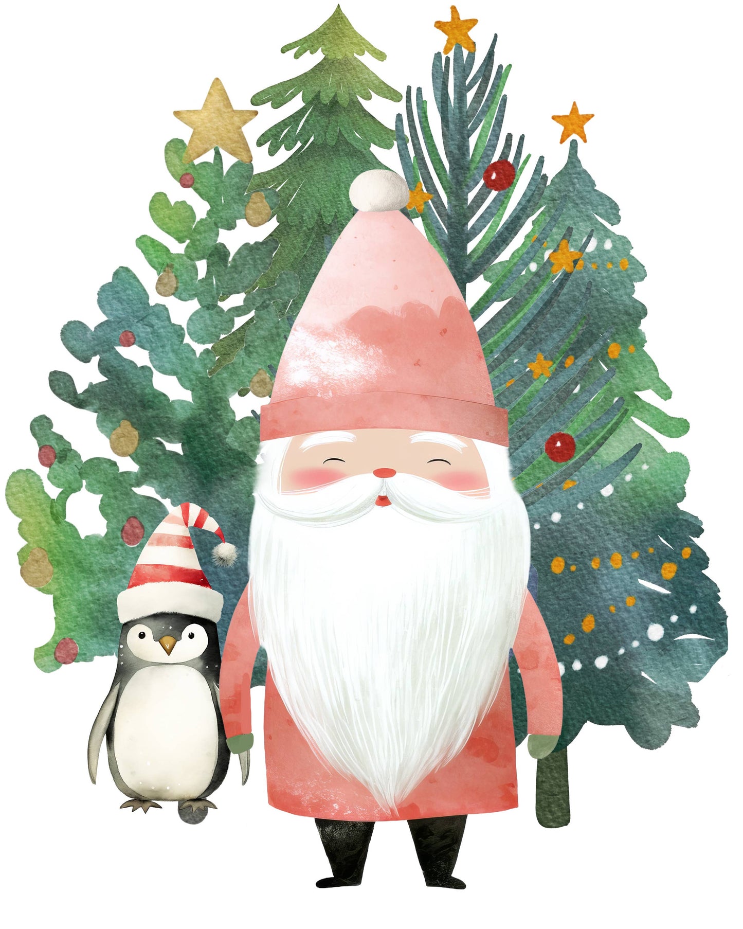 Limited Edition, All in One Watercolor Kit - Santa