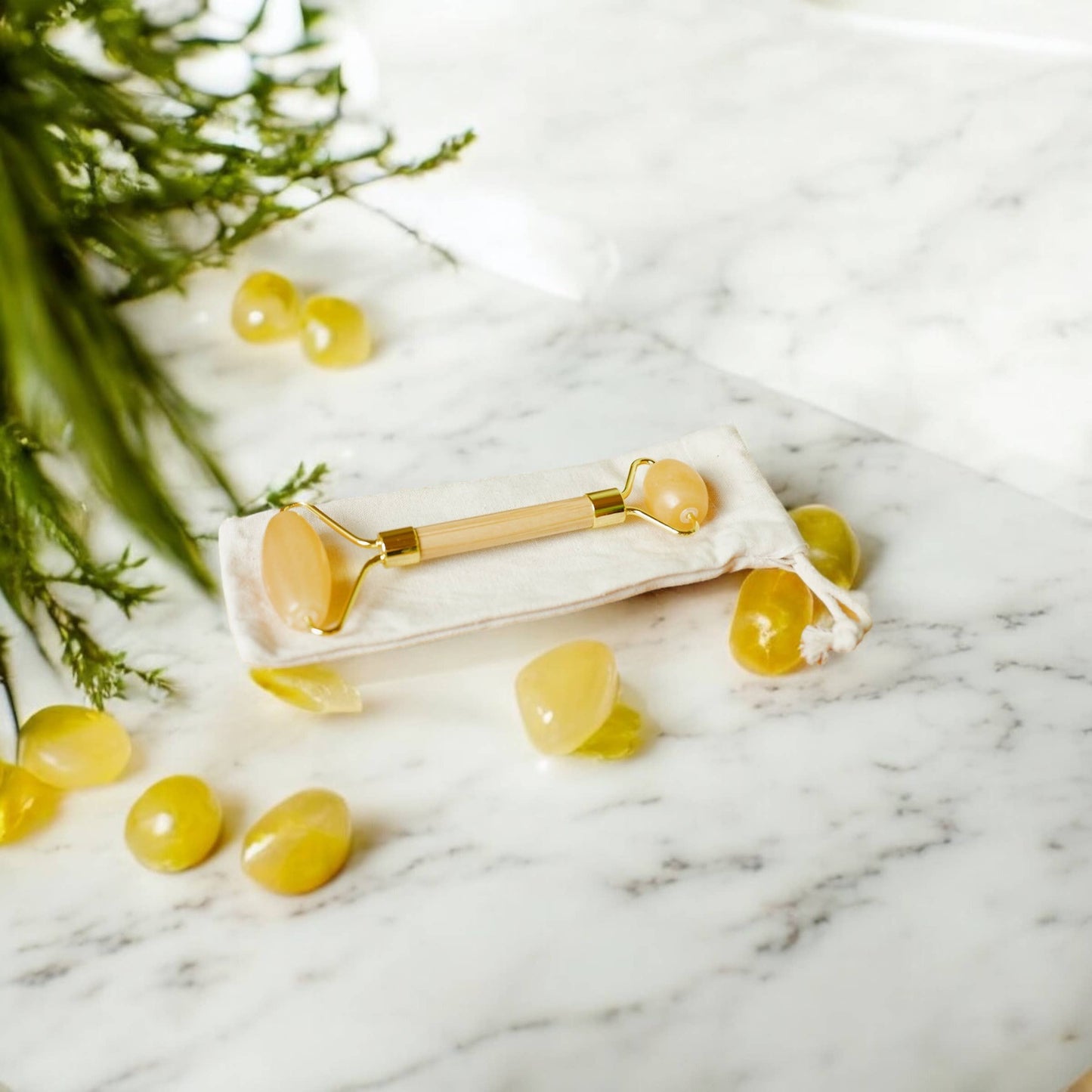 Bamboo Facial Massage Roller