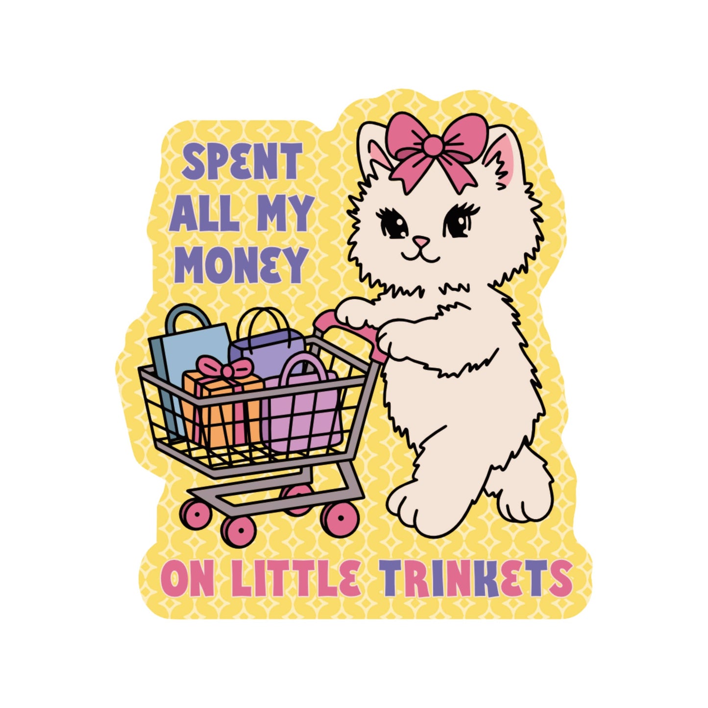 Trinket Kitty Cat Sticker