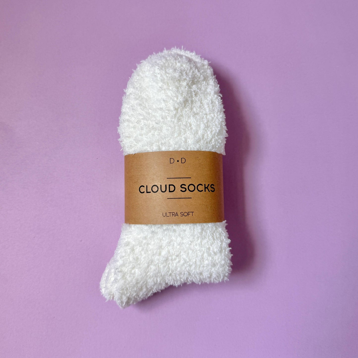 Ivory Cozy Cloud Socks