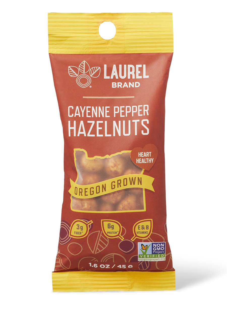 Hazelnut Kernels, Cayenne Pepper, 1.6 oz pouch
