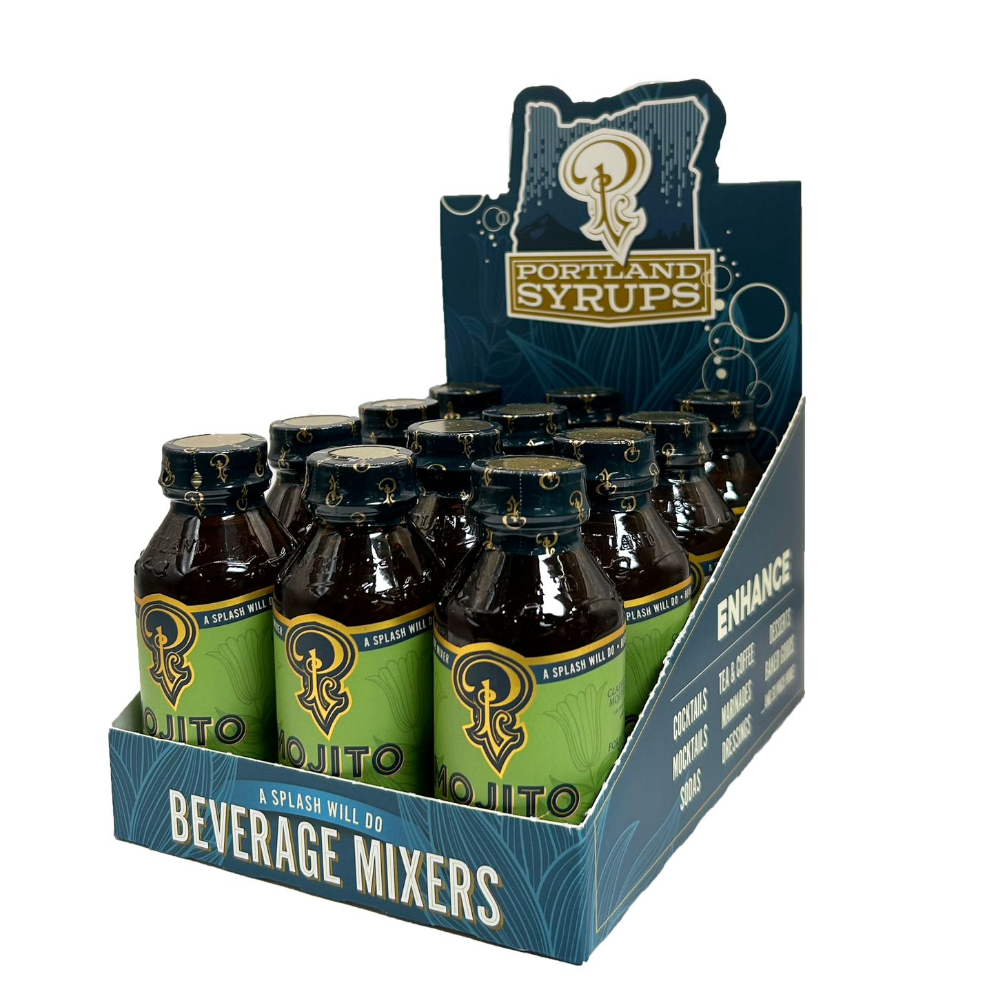 Mojito Syrup 3.4oz - cocktail / mocktail beverage mixer