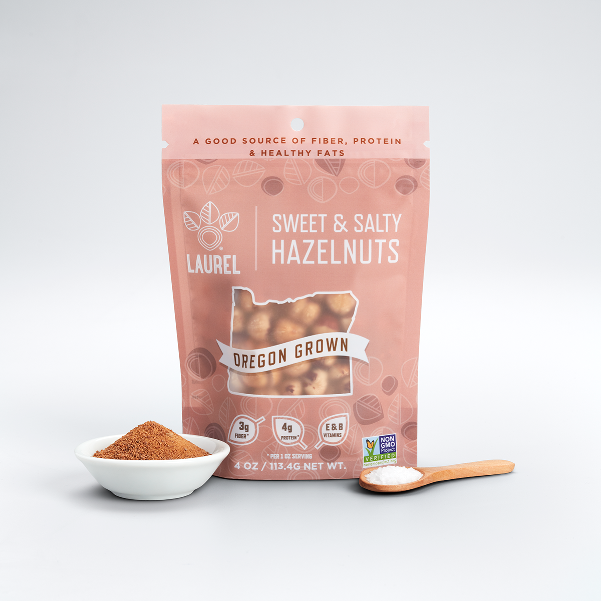 Hazelnut Kernels, Sweet & Salty, 4 oz