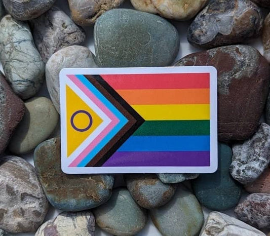 Intersex-Inclusive Progress Flag Sticker